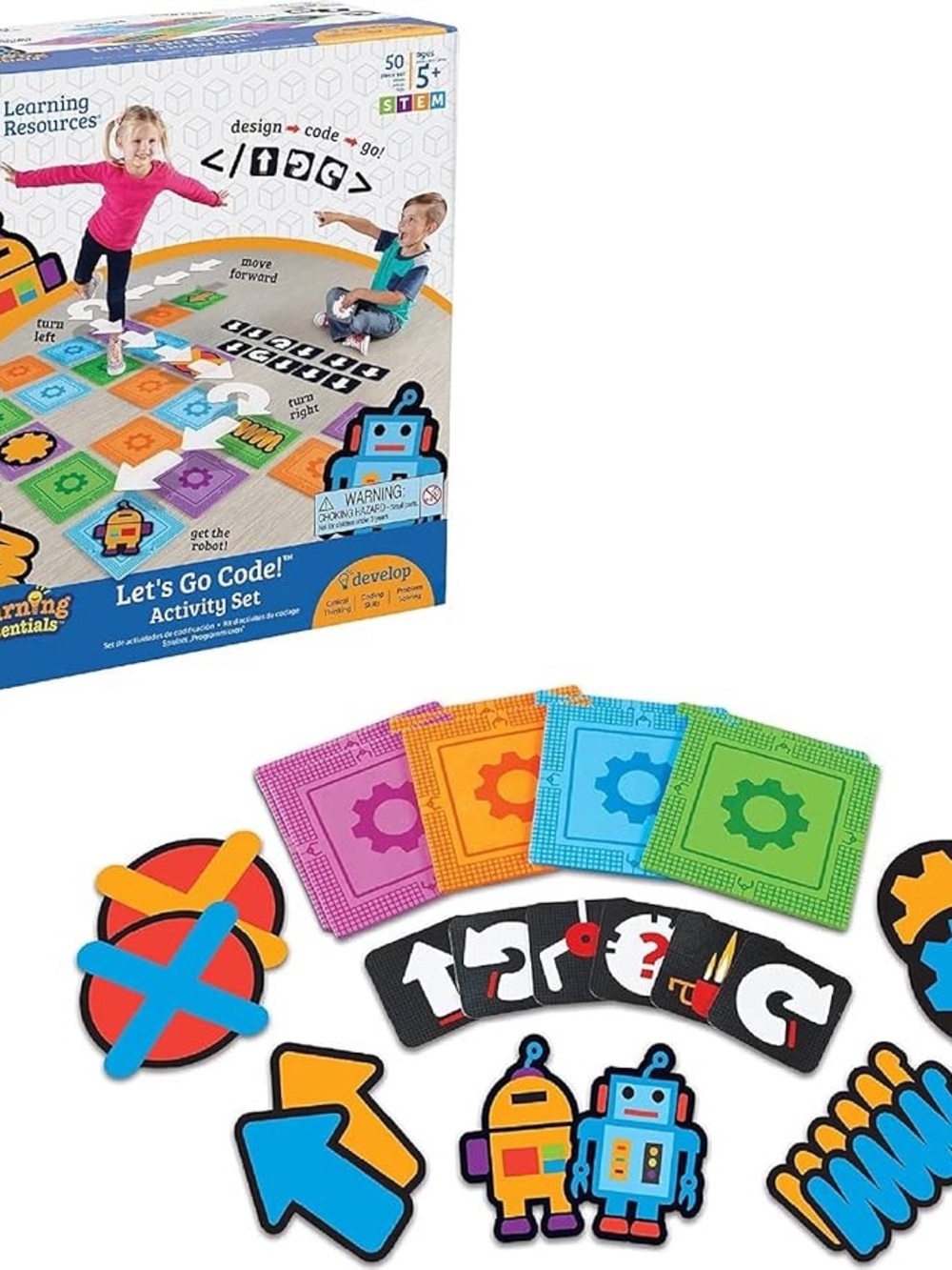 Learning Resources Let's Go Code! Kids Games Activity Set 5+ - Picture 2 of 5